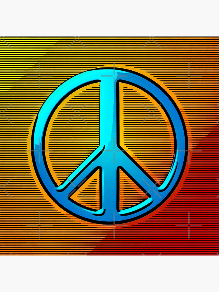 Retro Peace Sign by perkinsdesigns