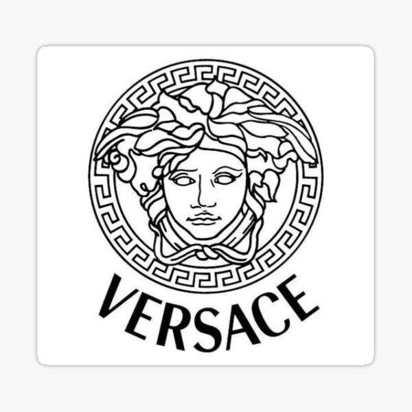 Drawn Versace Logo Chris Wang Sticker