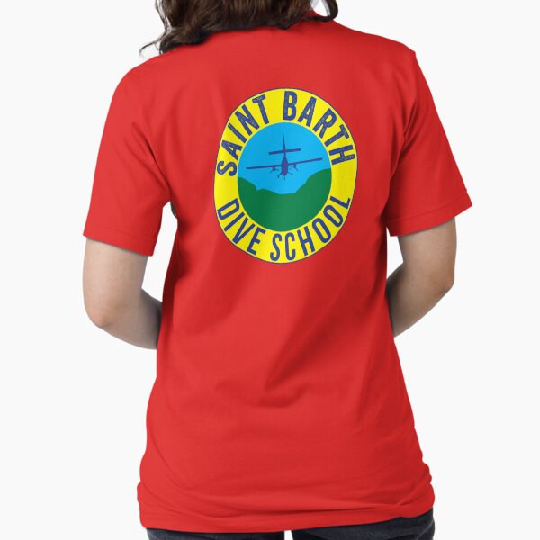 Item preview, Saint Barth Dive School Plane Landing designed and sold by BostonJeterFan.