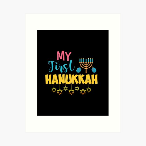 Item preview, Cute & Adorable My First Hanukkah Candles designed and sold by perfectpresents.