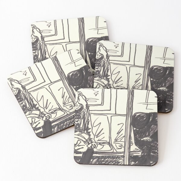 Item preview, people sleeping on the train designed and sold by purplestgirl.