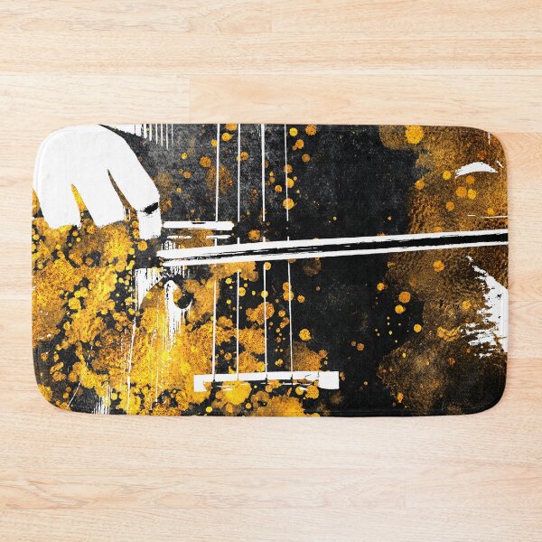 Item preview, Violin music art gold and black #violin #music designed and sold by JBJart.