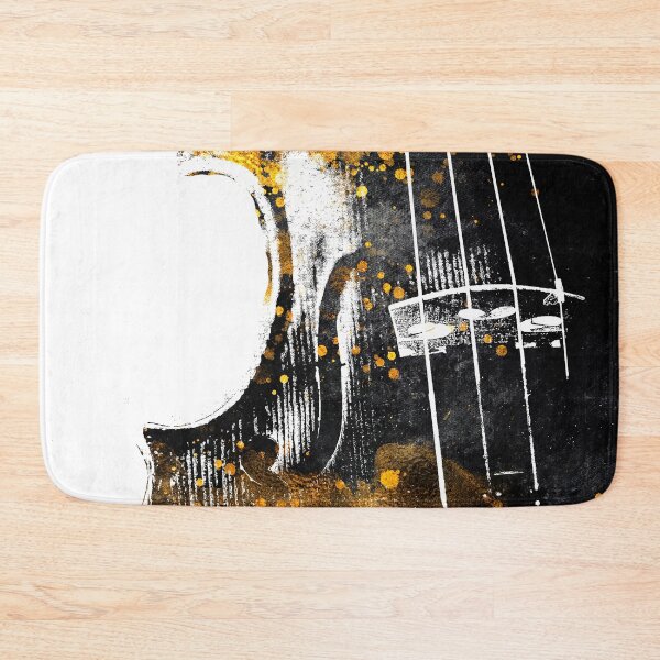 Item preview, Violin music art gold and black #violin #music designed and sold by JBJart.