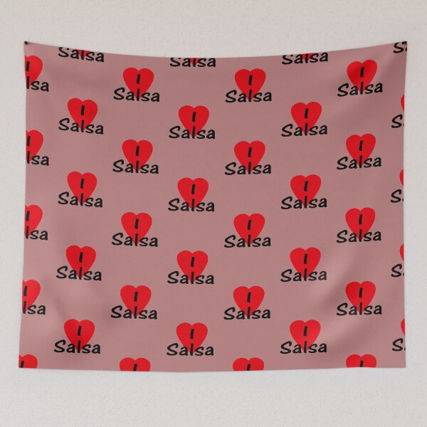 Item preview, I Love Salsa T-shirt & Top designed and sold by deanworld.