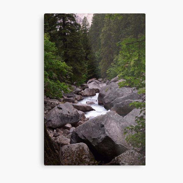 Yosemite Rocks Metal Print