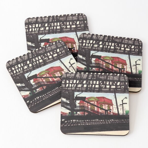Item preview, shadow under the F train, along mcdonald avenue designed and sold by purplestgirl.