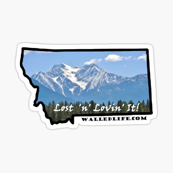 Montana Inspirational View Sticker