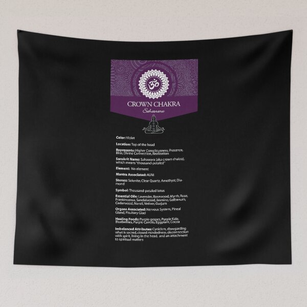 Item preview, Crown Chakra Flyer - Poster designed and sold by serenaking.