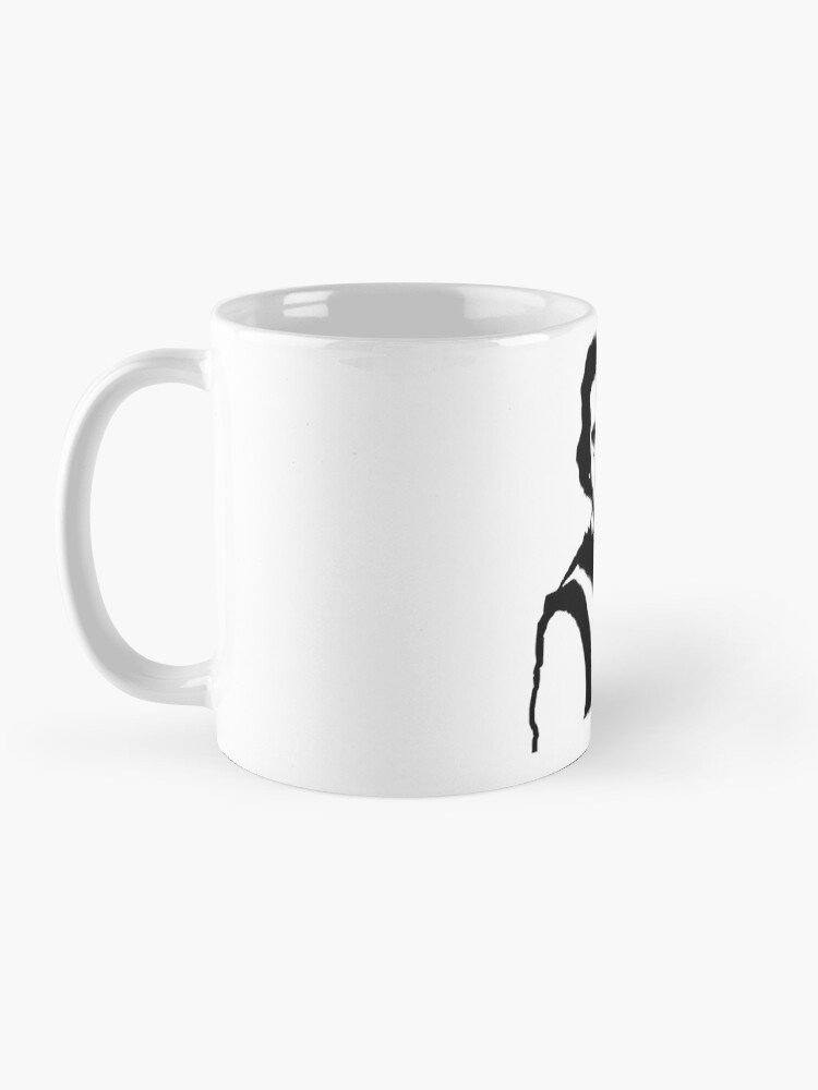 Thumbnail 3 of 6, Coffee Mug, Edgar Allan Poe Peace Sign Symbol designed and sold by mindofpeace.