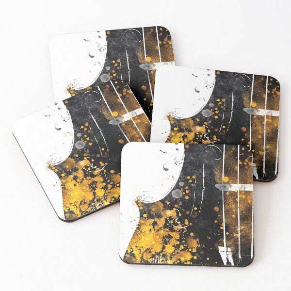 Item preview, Violin music art gold and black #violin #music designed and sold by JBJart.