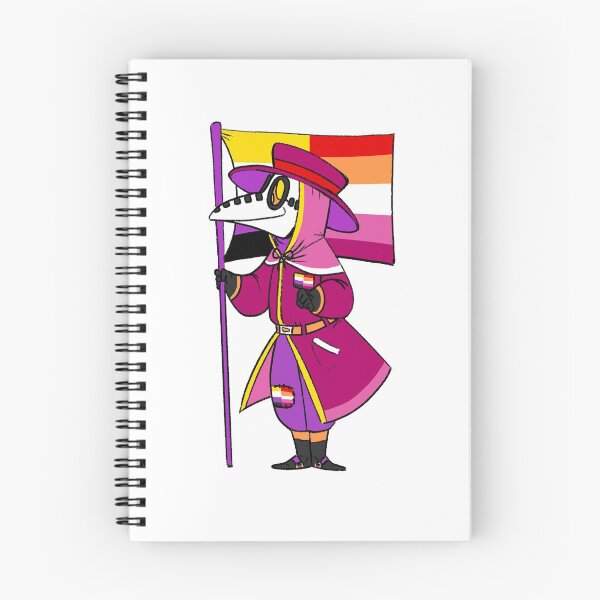Item preview, Non-Binary Lesbian Pride Plague Doctor designed and sold by soodie.