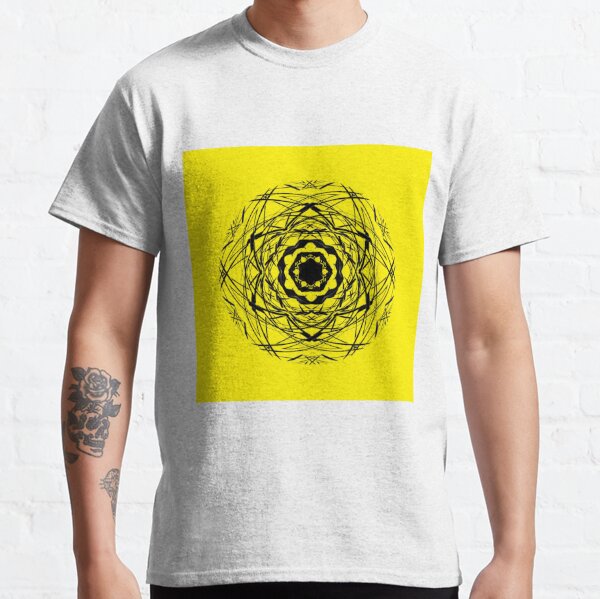 #pattern, #repeat, #abstract, #design, illustration, art, geometry, circle Classic T-Shirt