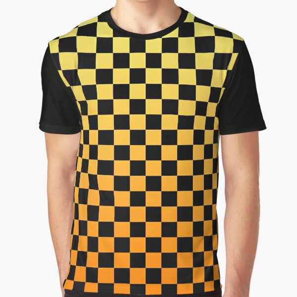 yellow checkerboard shirt