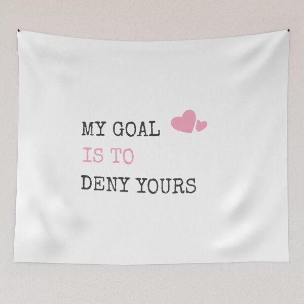 Aperçu de l'œuvre Mon but est de nier votre coeur Defender créée et vendue par perfectpresents.