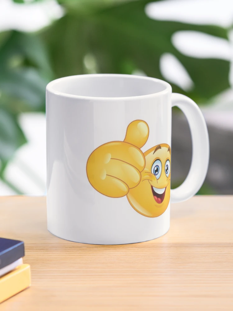 Smiley Just Woke Up Coffee Mug Aesthetic Tea & Coffee Mugs