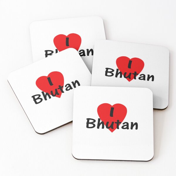 Item preview, I Love Bhutan T-Shirt Top designed and sold by deanworld.