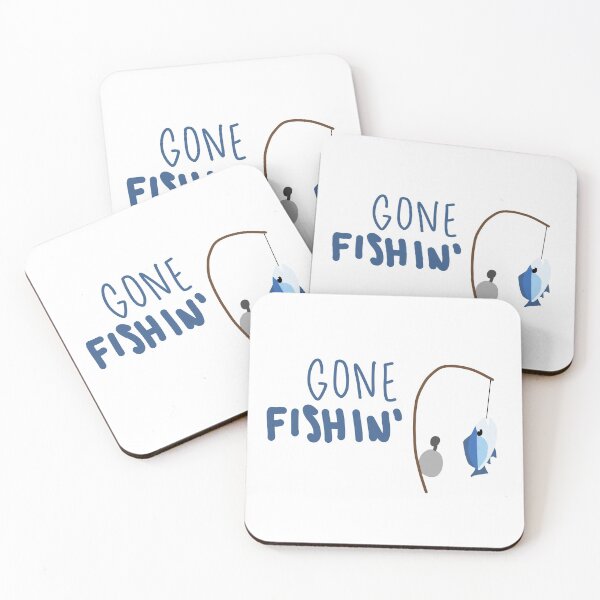 Item preview, Gone Fishin' designed and sold by Mazie Kate.