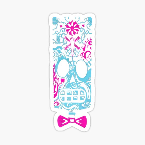 Calavera Miami Sticker
