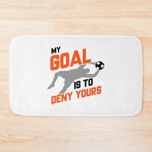 Item preview, My Goal Is To Deny Yours Soccer Goalie Goalkeeper designed and sold by perfectpresents.