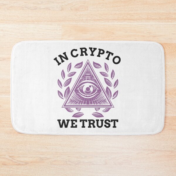 Item preview, In Crypto We Trust Bitcoin Cryptocurrency designed and sold by perfectpresents.