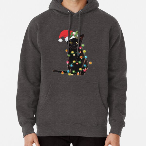 santa cat sweatshirt