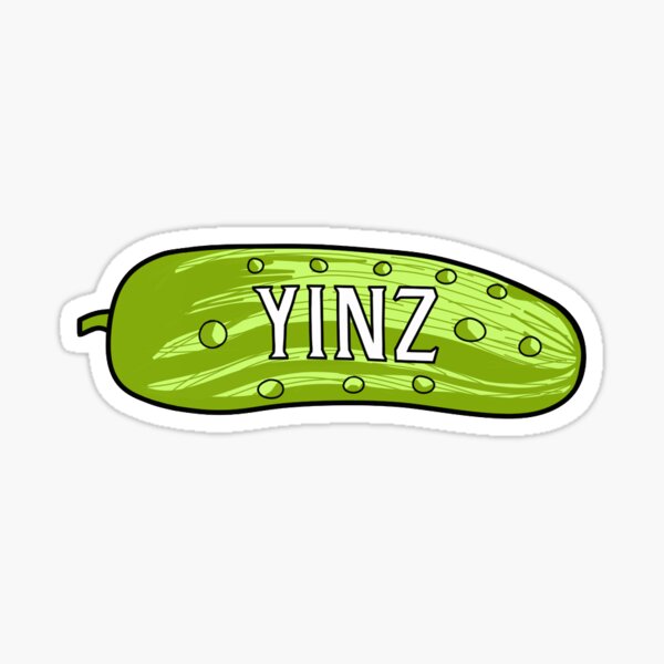Yinz Pittsburgh Pickle Sticker