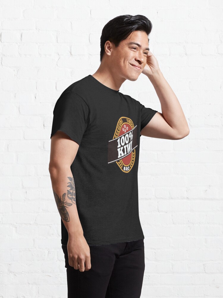 Alternate view of Double Brown 100% Kiwi Classic T-Shirt