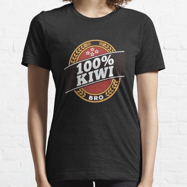 Double Brown 100% Kiwi Essential T-Shirt