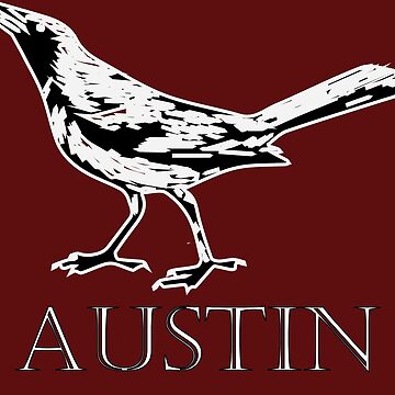 Artwork thumbnail, Austin Grackle - Black and White by willpate