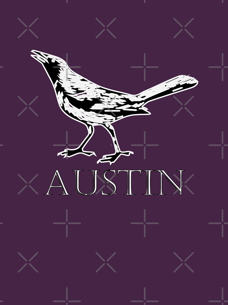 Austin Grackle - Black and White by willpate