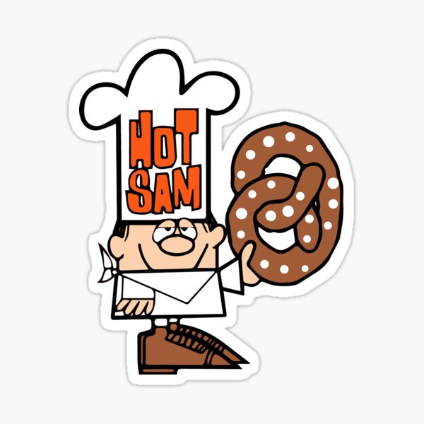 "Hot Sam" Sticker for Sale by attractivedecoy | Redbubble