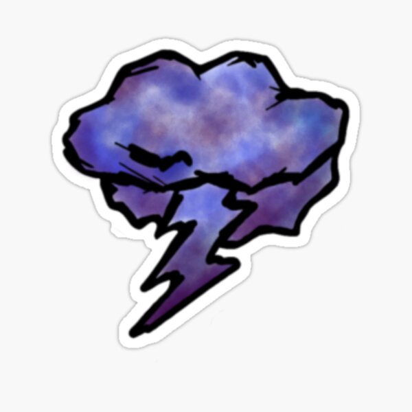 Virgil's Watercolor Logo Sticker