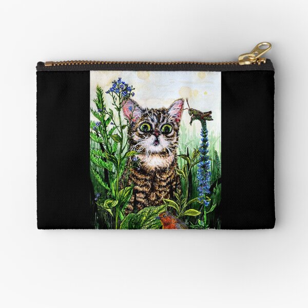 Vista previa del artículo con la obra «Lil Bub explorando», diseñado y vendido por Iryennah.