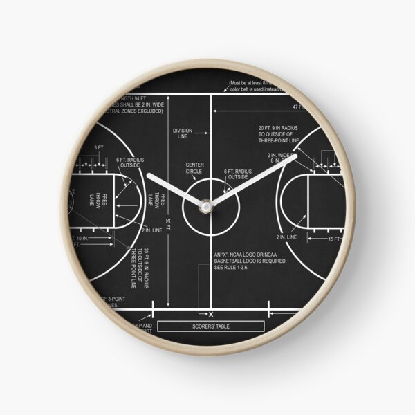 Basketball Court Clock