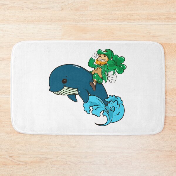 Item preview, Cute Leprechaun Riding a Whale St. Patrick's Day designed and sold by perfectpresents.