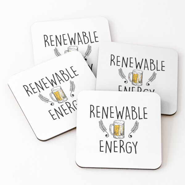 Item preview, Cute & Funny Renewable Energy Beer Drinking Pun designed and sold by perfectpresents.