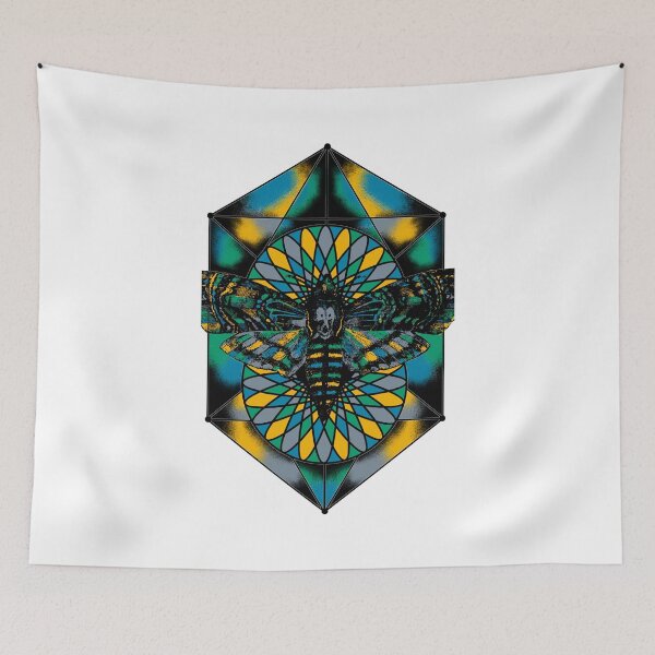 Item preview, Awesome Trippy Psychedelic Moth designed and sold by perfectpresents.
