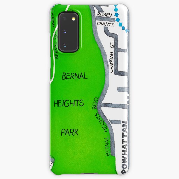 San Francisco map - Bernal Heights Samsung Galaxy Snap Case