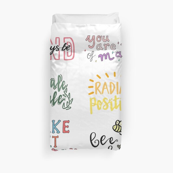 Positivitäts-Aufkleberpackung Bettbezug