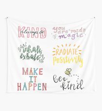 positivity sticker pack Wall Tapestry