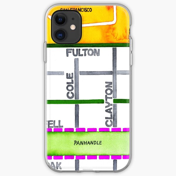 San Francisco map - NOPA iPhone Soft Case