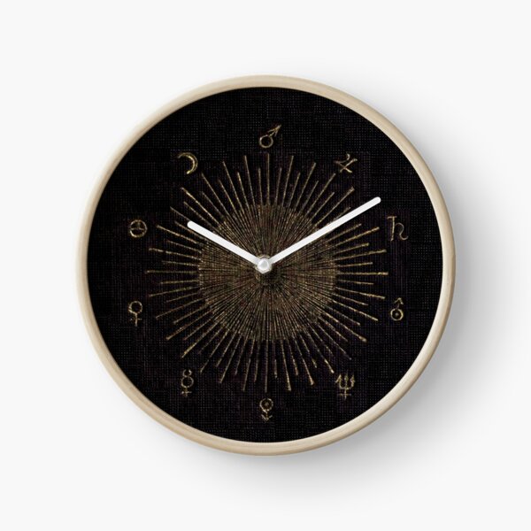 Astronomy Symbols Clock