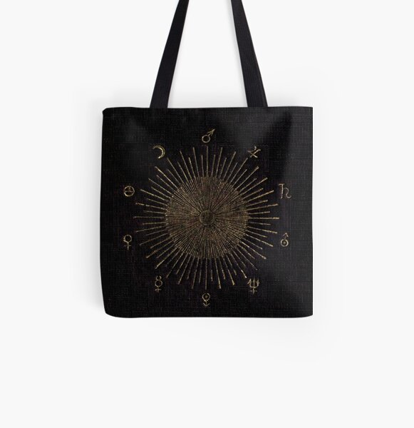 Astronomy Symbols All Over Print Tote Bag
