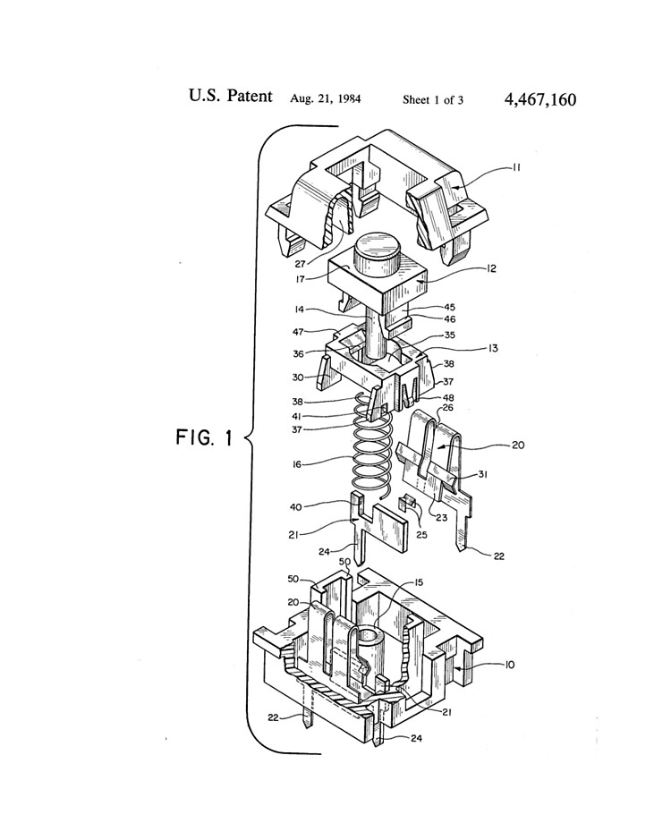 cherry mx switch patent