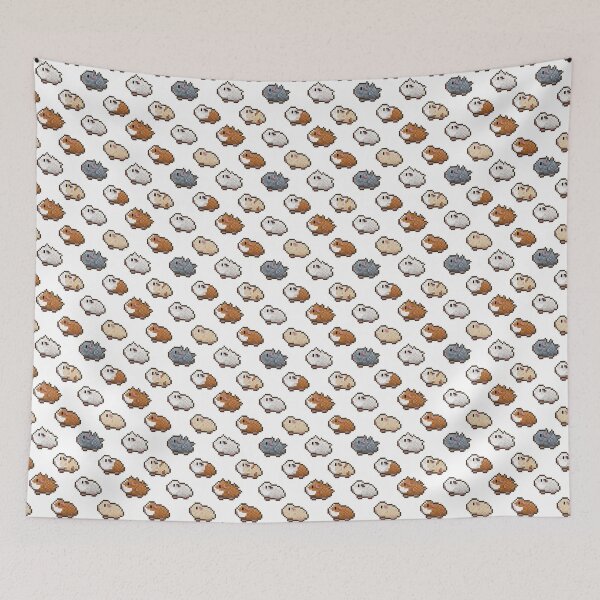 Item preview, Cute Guinea Pig Pixel Pattern Transparent designed and sold by SanCoca.