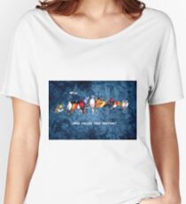 WHO CALLED THIS MEETING? Women's Relaxed Fit T-Shirt