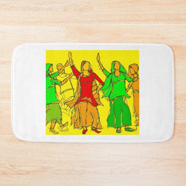 Item preview, Punjabi girls dancing Gidda  designed and sold by Sukhpal Grewal Ethnic Art.