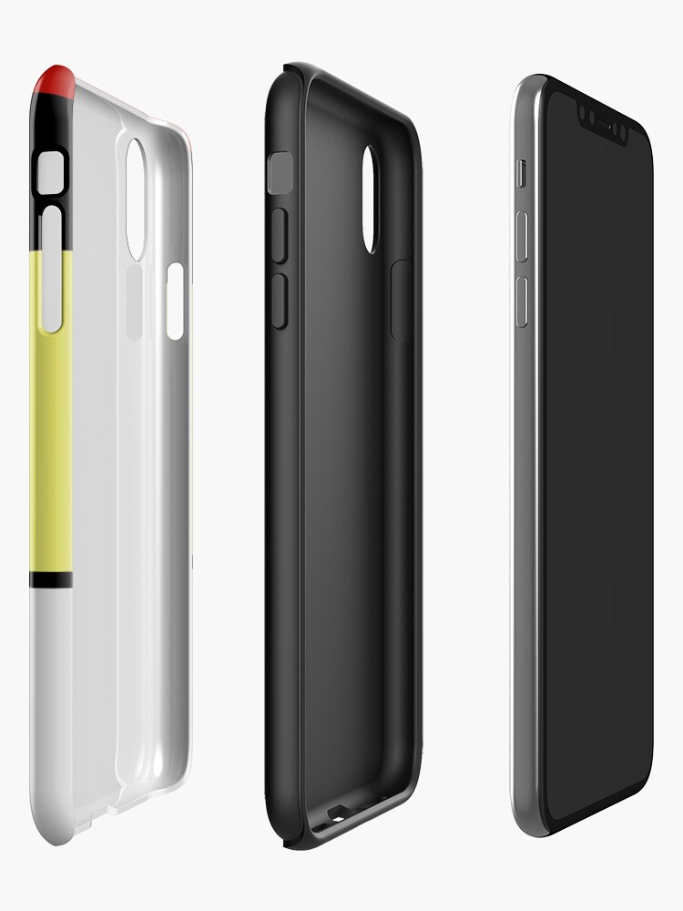 Alternate view of Scarlet Tiger Moth and Stripe iPhone Case & Cover