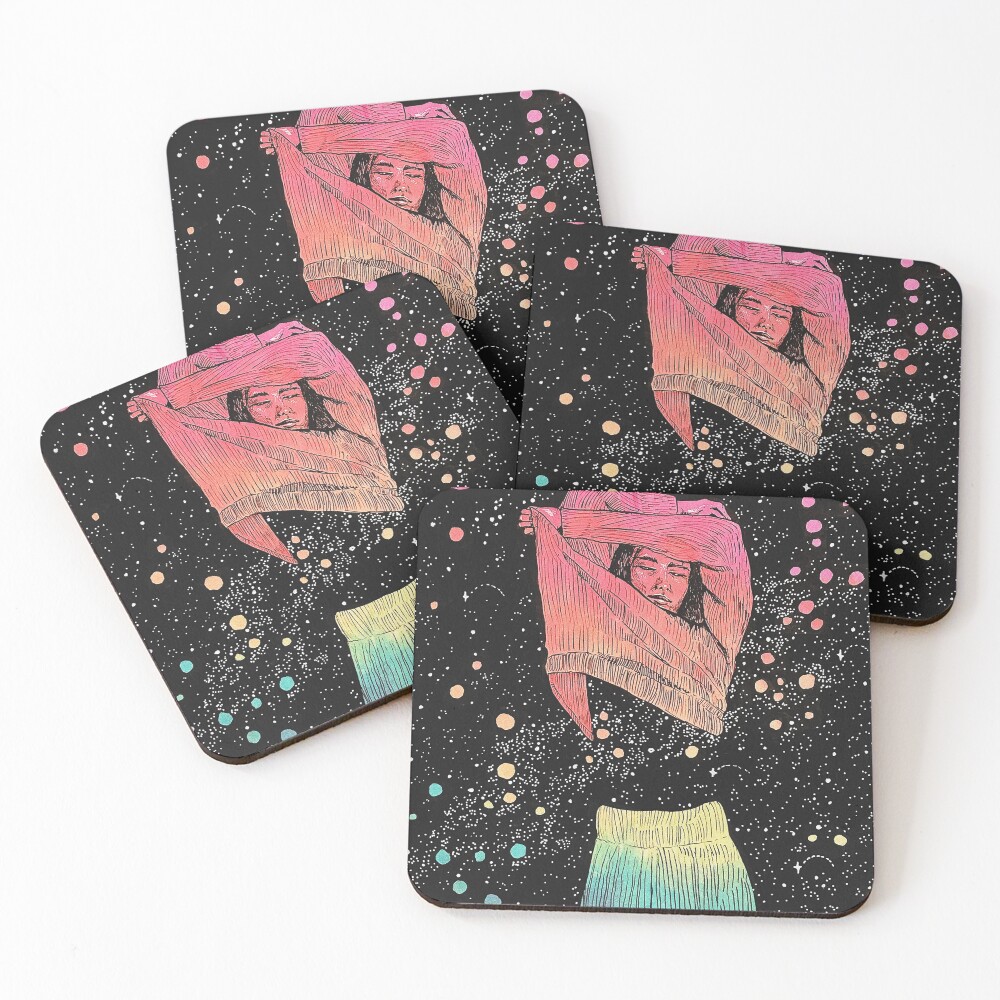 Item preview, Coasters (Set of 4) designed and sold by tinymoondesign.
