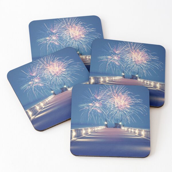 Item preview, Fireworks at the Trinidad Pier designed and sold by MarniePatchett.